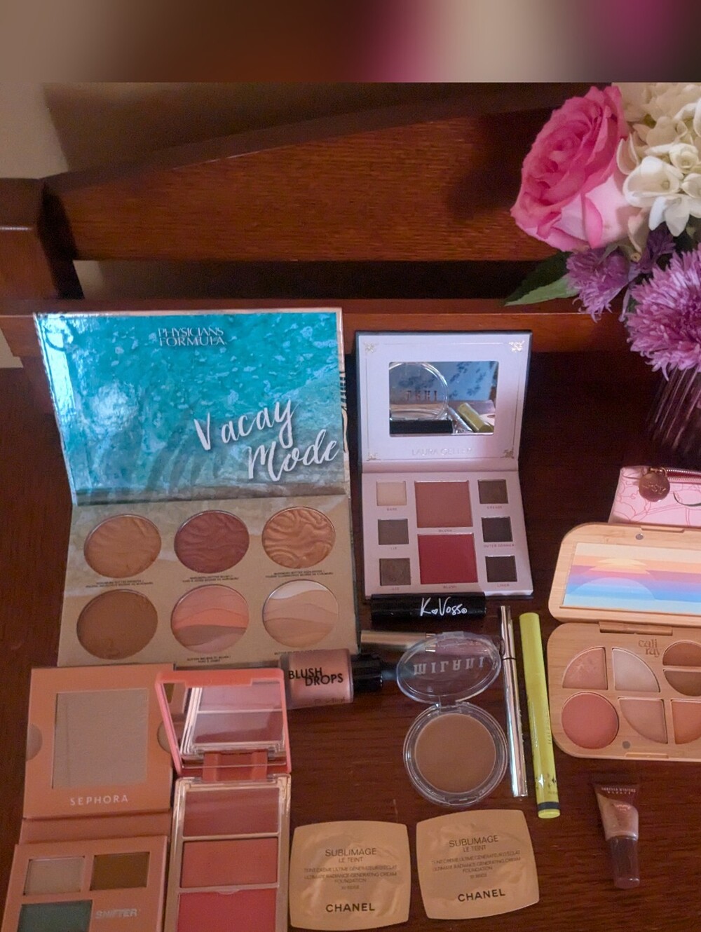 13 Piece Makeup Bundle Bronzer Blush Eye Palettes Laura Geller Morphe Sephora - Picture 14 of 14